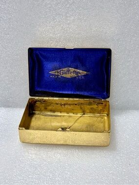 Vintage Gillette Metal Case